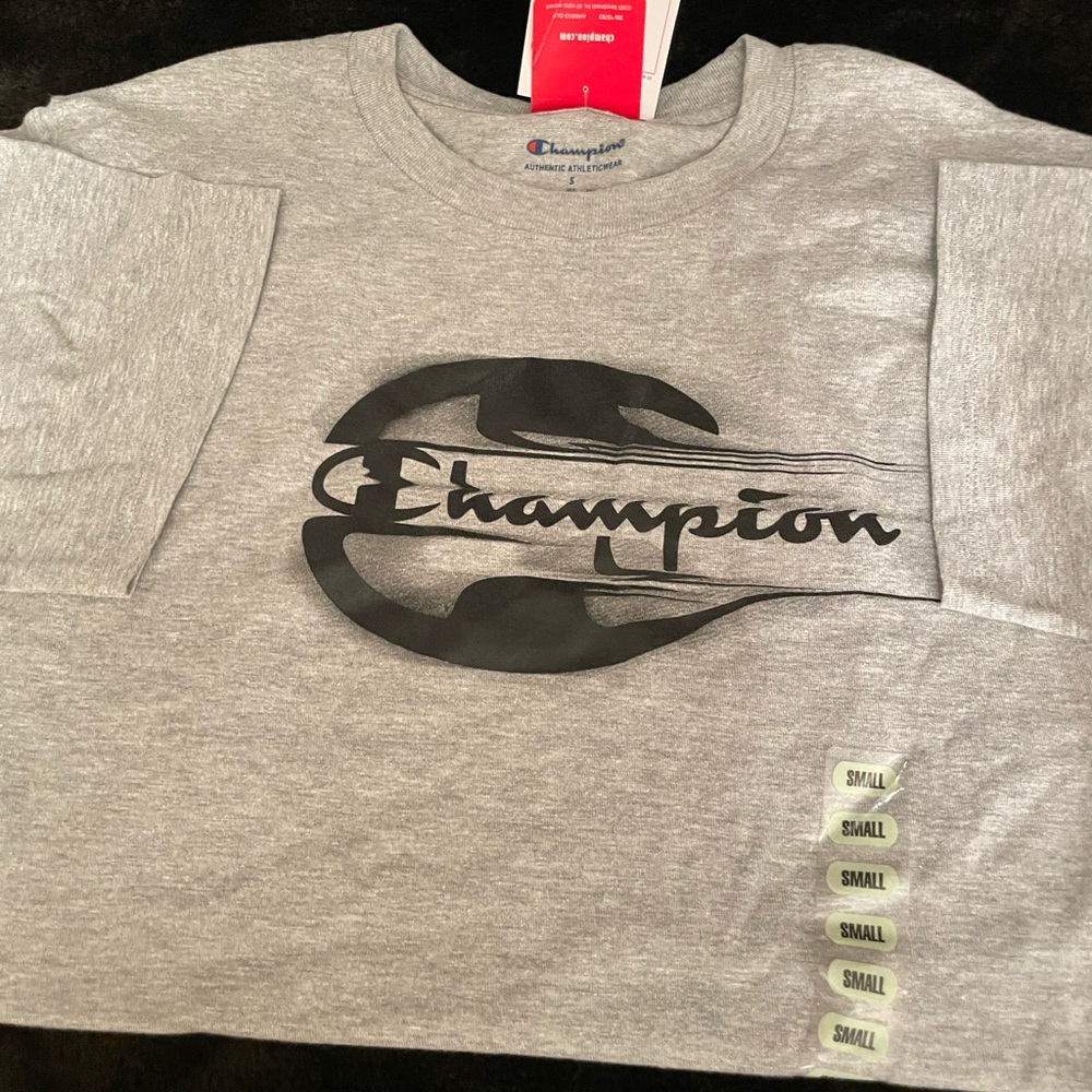NWT - Champion short sleeve gray t-shirt Mens small -